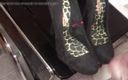 Overhaulin: Siyah seksi topuklu tally&amp;#039;ye boşalıyor