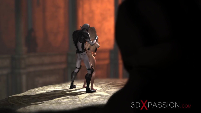 3dxpassion: セクシーな女性は、生贄の祭壇で悪魔Zeparによって激しく犯されます