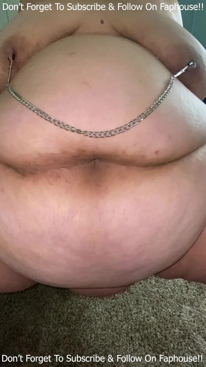CherryRed: BBW Pussy Spread (#11) Feat. New Nipple Clamps!!