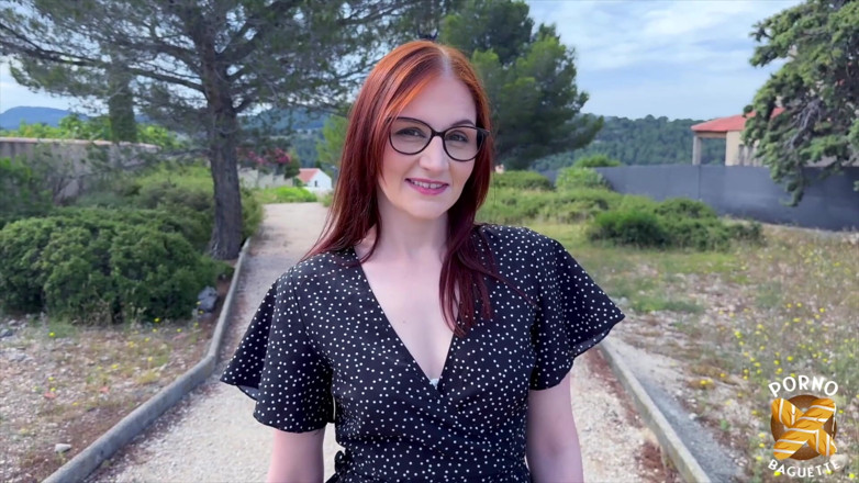 Porno Baguette: Lavyana, Gorgeous Redhead, Wants Two Dicks to Bang Her