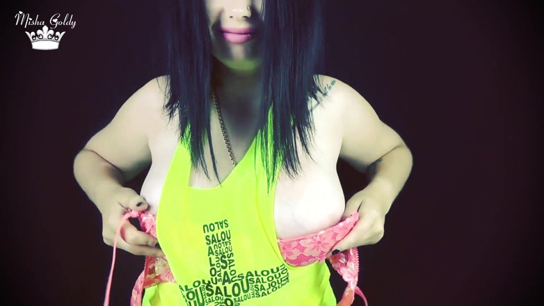 Goddess Misha Goldy: Findom home wrecker tits &amp; your wife humiliation !