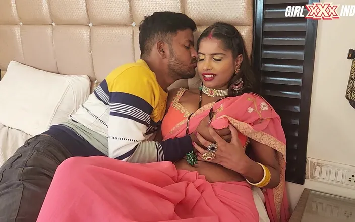 Indian Savita Bhabhi: First Night Sex Newly Married Couple Passionate Love Sex