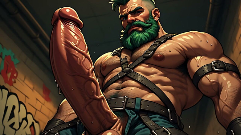 Erotic Man: Arte dei tori kinky in pelle