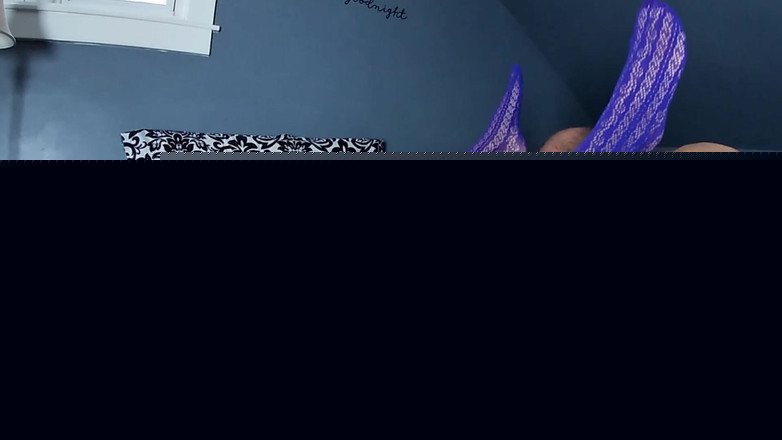 Shadow And Marie: Bunicuță sexy în ciorapi mov pulă mare, multă spermă