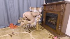 Baberotica: Jessika Blond Cums on a Big Dildo While Wearing High...