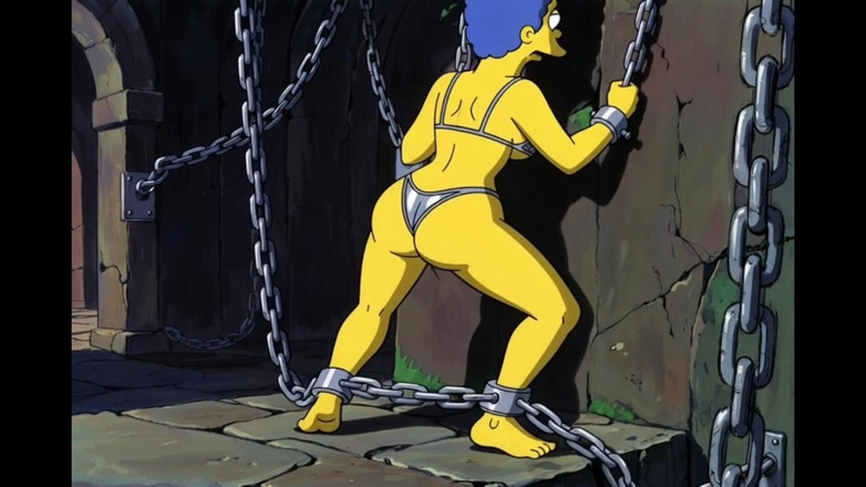 Octopussy Lovers Club: Puta En Cadenas Toma Su Semen, Fantasía Erótica Parodia De...