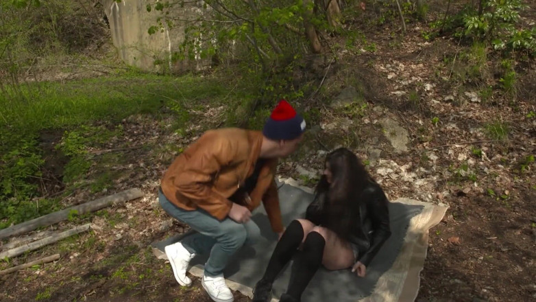 Erotic Planet X: Hot young babe loves to fuck outdoor with big dick...
