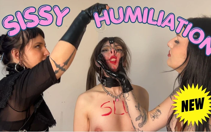 Sissy Joyce: 娘娘腔乔伊斯被2个女主人羞辱