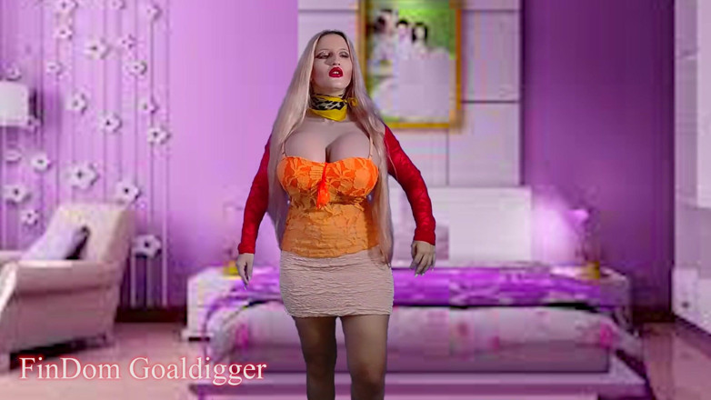 FinDom Goaldigger: Bi-training show off