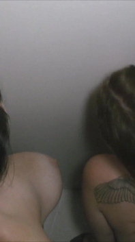 Big Tits 2 Girl Glory Hole Titty Sperm Swap Fun Girlfriends!