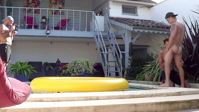 The official French bareback channel: Video dengan Anthony digunakan oleh Caue