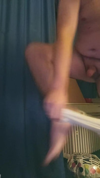 Chub Boy Pissing in White Undies