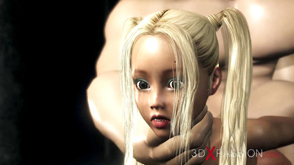 3dxpassion: 美丽的少女在黑暗的地牢里被大怪物狠操