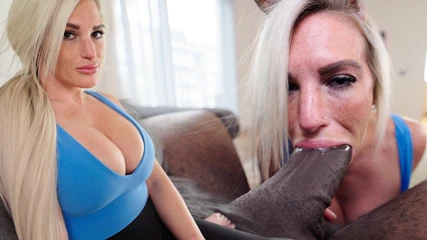 Bratty Stepsis Gets Stuffed with BBC!!! - Creampied Stepsister