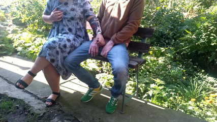 OurFetishLife: Horny mother-in-law licks cum from fingers after handjob to son-in-law...