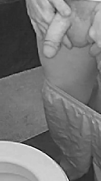 Amateur Straight Boy Peeing Hands Free Caught on Night Vision Cam