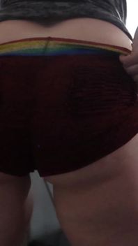 Ass Tease in Booty Shorts