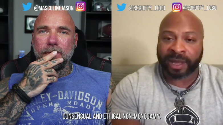 Raw and Uncensored with Masculine Jason: Monogamous Vs Poly Relationships with Scruffy Lobo Episode 4