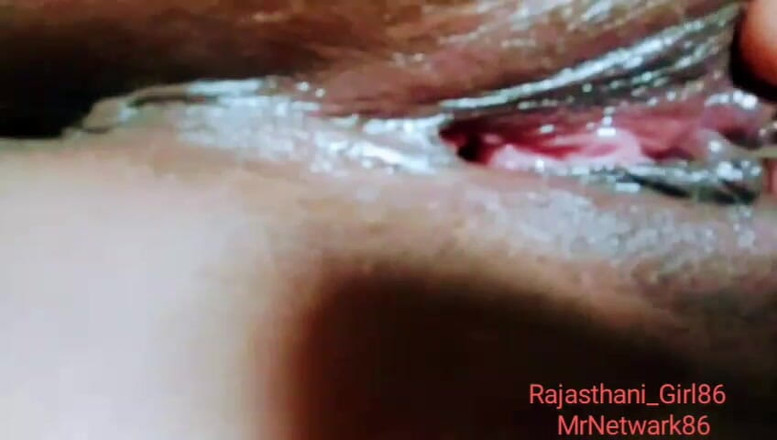 Rajasthan girl: デジ・ラジャスタンの女の子のマンコの水が出てきたデジ・マルワリ・デジインドの女の子