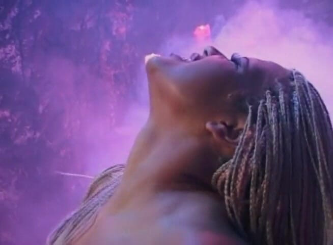 Black Jass: Superb black girl is rubbing her wet pussy