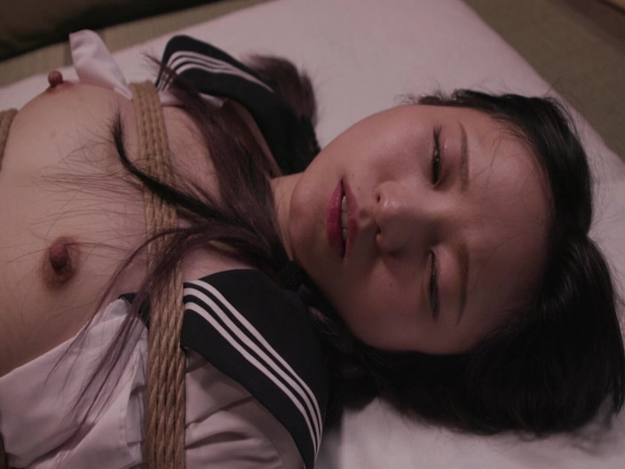 MBM3988: A146g01 a Young Girl with Braided Black Hair Seduces the...