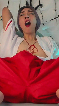 Puv cosplay kikio lutscht deinen riesigen schwanz