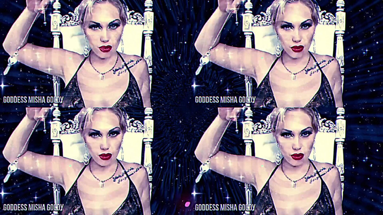 Goddess Misha Goldy: Le mie seducenti grandi labbra rosse ti scoperanno totalmente il...
