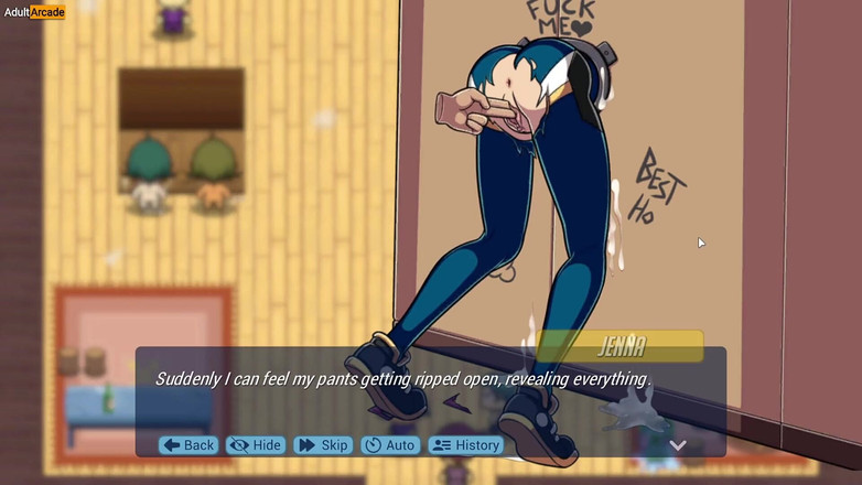 LewdArcade: 第三次危机色情游戏画廊 [第1部分] Jenna - 市政厅性爱 seances 合集