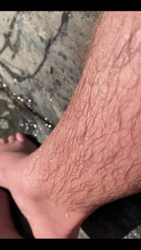 Sensual Hairy Leg Worship
