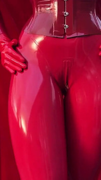 Latex Superhero Miss Fetilicious