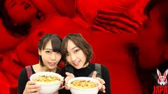 Soba &amp; Hot Pot Party - Cute Naughty Lesbian Play Yua Nanami &amp; Amari Hoshi