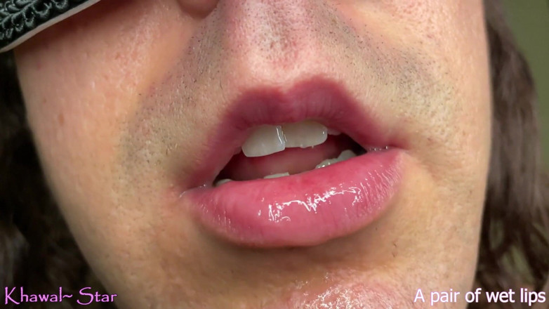 Khawal Star: Khawal Egyptian Arabic lip fetish closeup whiteboy