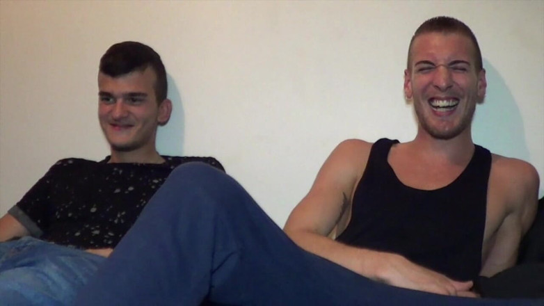 FRENCH HOLES CREAMPIED: Wicked fcked bareback by young straight dude