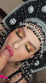 Blowjob From Slavic Bimbo, Facial Cumshot