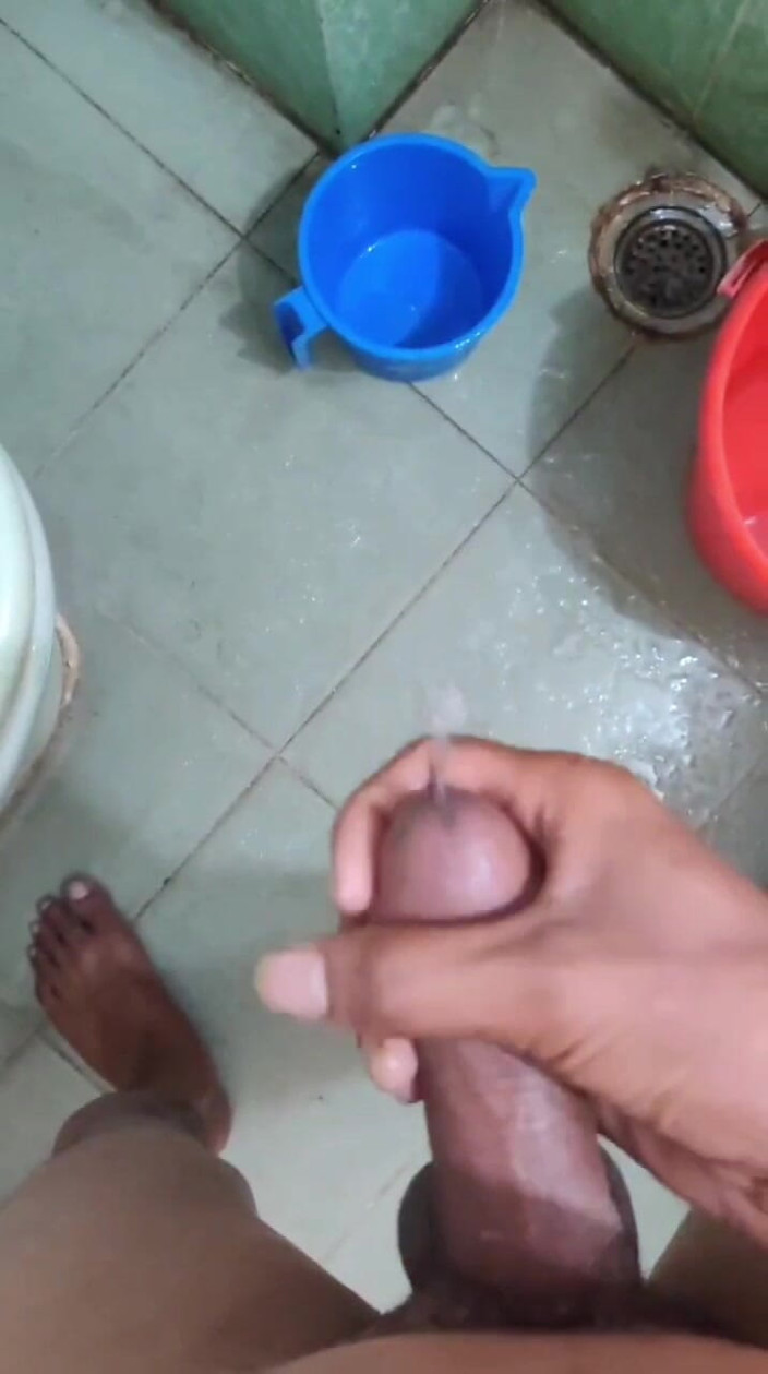 Sabbir khan: Bengali Boy's Solo Masturbation in the Bathroom