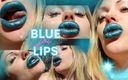Goddess Misha Goldy: La magie de mes lèvres bleues brillantes ! ASMR COACHING MASTURBATOIRE !