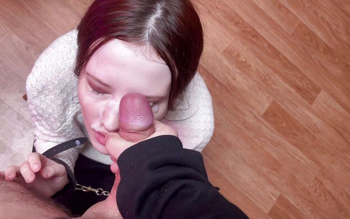 Tiny Fox 18Yo: Filled the beauty&amp;#039;s face with a large portion of sperm