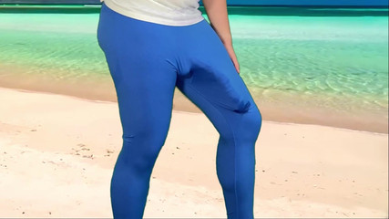 Lucas Nathan King: 해변에서 자지 핸즈프리 사정