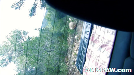 Amaraw: Close up cum in mouth as Cristal Cherry fucks in...