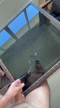 Cum on the Table Before Airbnb Checkout