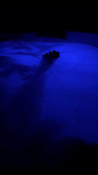 Enjoying the Hot Tub!