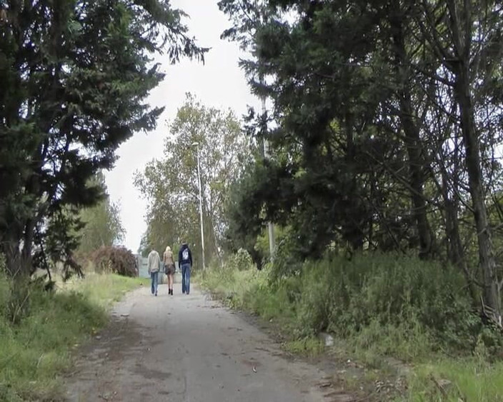 Paris Jango: A Pretty Blonde Teen Gets Fucked by Three Big Cocks