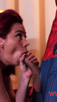 Sexy Mary Jane Wants to Fuck with No-spiderman. Nicole Zurich