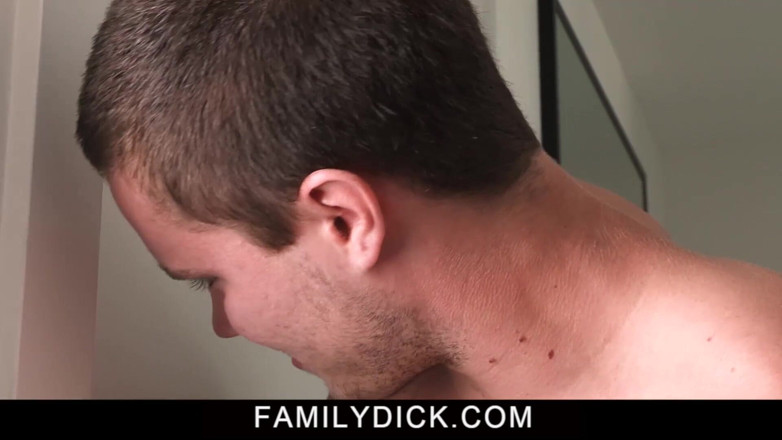 Say Uncle: Big stepbrother's nut