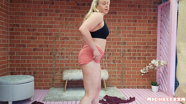 Michellexm: Big Panties Try on Haul with Wedgies Big Ass Natural...