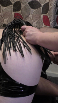 Wife Makes Hubby Take a Huge Strap-on Dildo Deep in His Ass