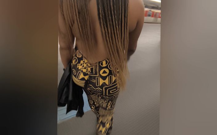 Nurseblack: Mulatto Big Ass Parading Through the Subway and Going to...