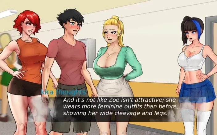 HotSummer117: Confined with Goddesses Cap 1 - the Girls in This Game Are...