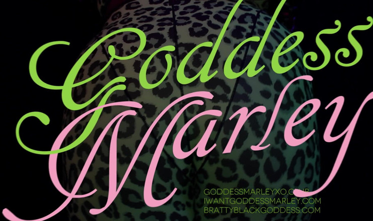 Goddess Marley: Neon-spandex, dicke anbetung