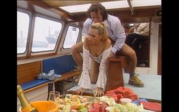 Fantastic Blonde Sexy MILF Fucked on the Boat and Cumshot in Mouth by a Big Cock